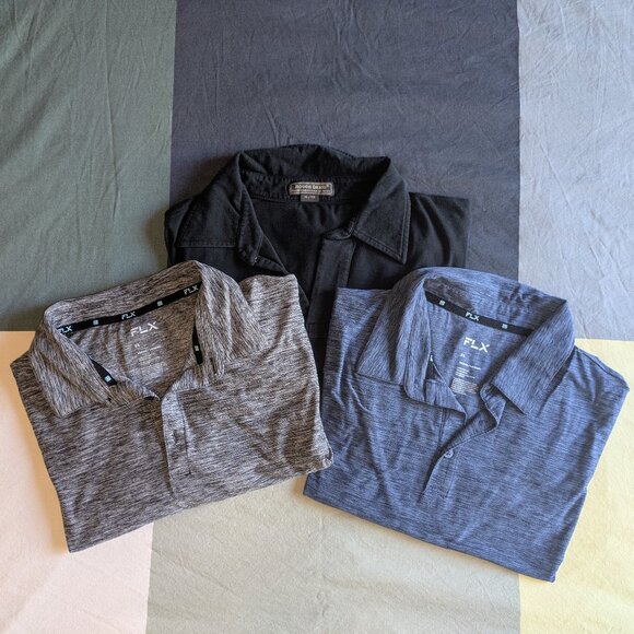 Multiple (3) Men's X-Large Polo T-Shirts - Picture 2 of 10